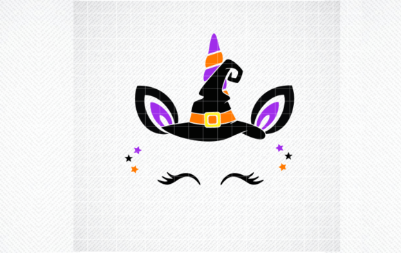 Halloween Unicorn Face Svg, Png, Dxf Eps Graphics