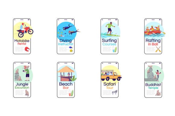 Indonesia Tourism Cartoon Vector Apps: Graphics & Graphic Templates Review