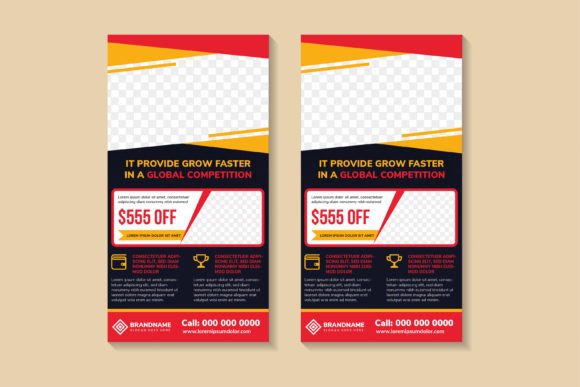 It Provider Vertical Banner: Graphics for Print Templates