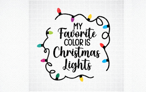 My Favorite Color Christmas Lights SVG: A Designer's Review for Crafts and Graphics