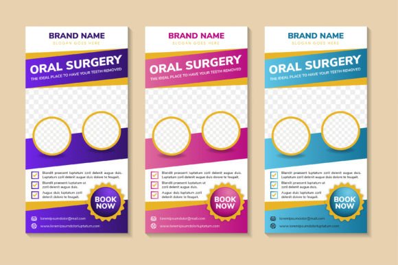 Oral Surgery Vertical Banner: Graphics and Print Templates Review
