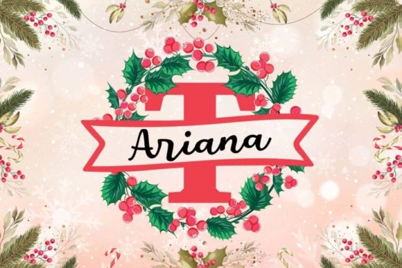 Review: FREE Merry Christmas, Christmas Font for Embroidery