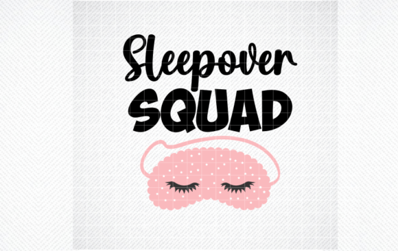 Sleepover Squad SVG, Sleepover SVG, PNG Graphics for Crafts